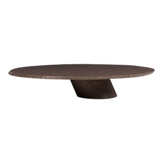 1980s Attributed to Lucia Mercer for Knoll Custom Sierra Brown Granite Cocktail Table For Sale