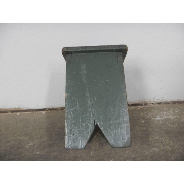 Mid-Century Fir Stool, 1960s For Sale - Image 9 of 10