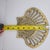 Mid 20th Century Vintage Solid Brass Seashell Trivet Scalloped Shell Nautical Coastal Decor For Sale - Image 5 of 7