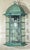 Vintage Solid Brass Hexagonal Hanging Lantern – Verdigris Patina 20”h X 11”w For Sale - Image 9 of 18