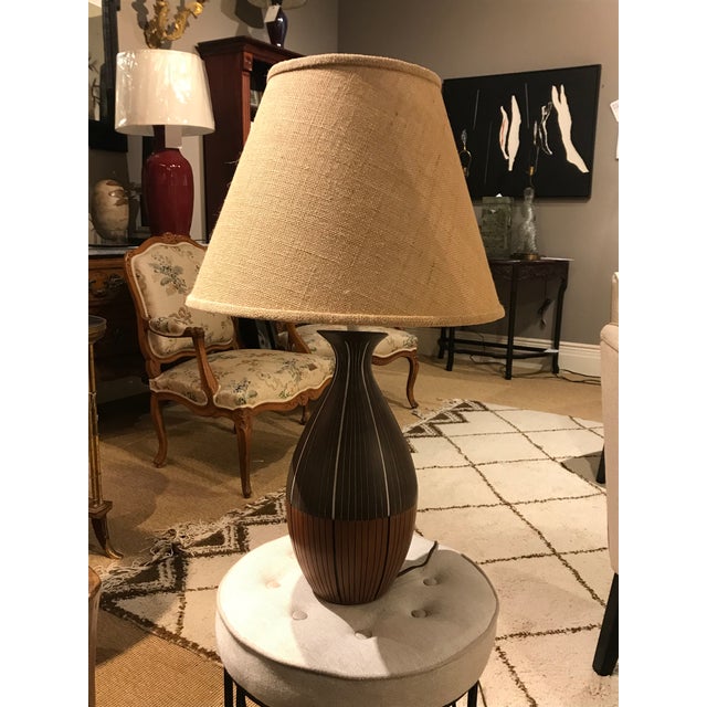 1960's Italian Bitossi Ceramic Lamp Designed by Zaccagnini for Raymor For Sale - Image 11 of 11