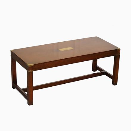 Vintage Military Campaign Coffee Table from R.E.H Kennedy For Sale - Image 17 of 17