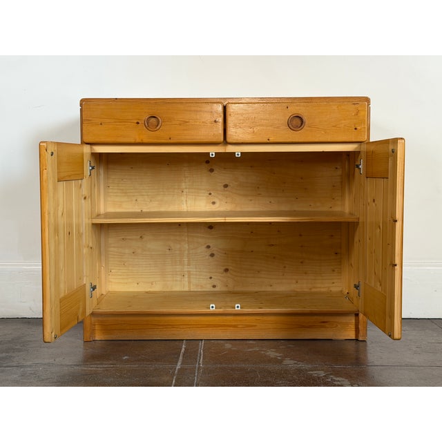 Mid-Century Modern Vintage 1970s Charlotte Perriand Cabinet (Attributed) For Sale - Image 3 of 18