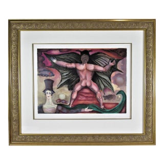 Marcel Marceau, Le Troisieme Oeil (The Third Eye) plate #4, 1981 For Sale