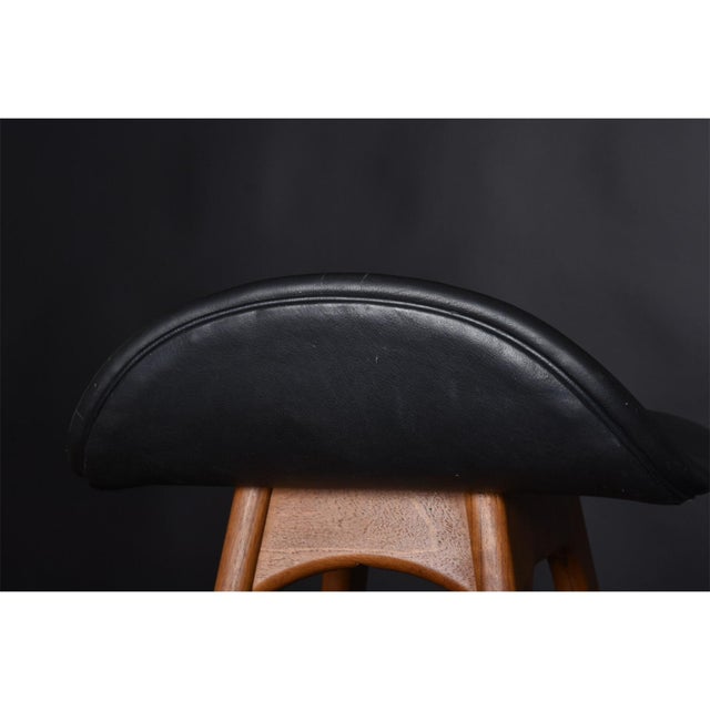 Erik Buch for Oddense Maskinsnedkeri o.d. Mobler Danish Teak Barstools For Sale - Image 10 of 18