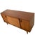 American of Martinsville Vintage Mid-Century Modern Walnut Credenza With Sculptural Metal Pulls For Sale - Image 4 of 15