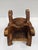 Wood Folk Art Oak Horseshoe Footstool For Sale - Image 7 of 13