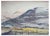 Herberts Mangolds, Hill, 1967, Watercolor on Paper For Sale