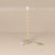 Mid-Century Modern Lamp in Clear Cast Glass and Brass from Nybro Armaturfabrik, Sweden, 1960s For Sale - Image 3 of 5