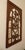1940s Vintage Walnut Framed Arched Fretwork Overlay Wall Mirror For Sale - Image 5 of 10