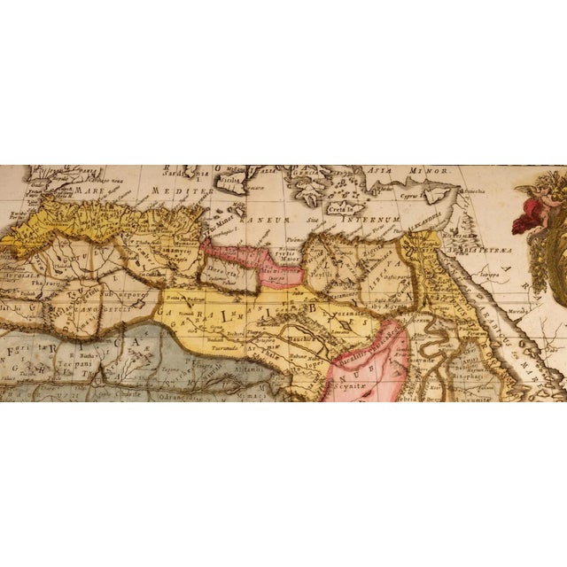 17th Century "Africa Vetus": A 17th Century Hand-Colored Map by Sanson, 1696 For Sale - Image 5 of 5