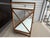 Metal Zoe White Frosted Glass Bar Cart For Sale - Image 7 of 11