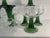 Glass 1970s German Crystal Roemer Glasses With Beautiful Beehive Green Stems - Set of 8 For Sale - Image 7 of 11