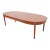 Henredon Style French Regency Louis XVI Teak Extension Dining Table, Newly Refinished For Sale