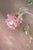 Art Nouveau Classical Luxury Venetian Pink and Green Floreal Murano Glass Wall Sconce For Sale - Image 3 of 5