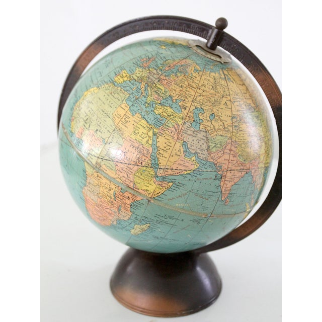 Vintage Replogle Globe Circa 1930 For Sale - Image 9 of 12