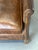 Vintage Brazilian Leather Armchair with Antique Brass Studs For Sale - Image 10 of 17