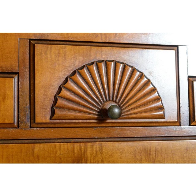 Early 20th Century C.1930 American Maple Chest on Stand For Sale - Image 5 of 9