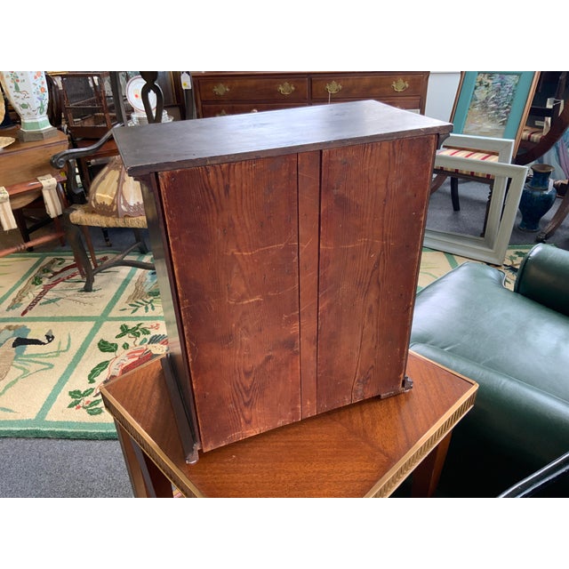 Traditional 19th Century Mini Sloped Front Chest For Sale - Image 3 of 10