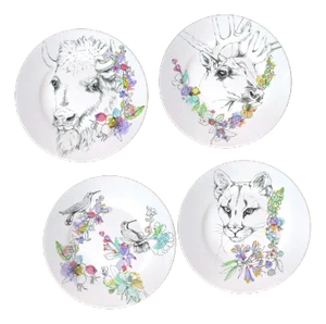An Ode to the Woods Moose Dinner Plate