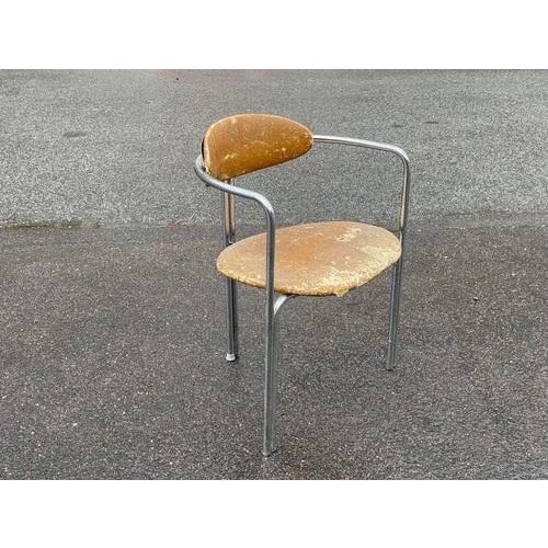 Mid-Century Bauhaus Chrome Chair, 1970s For Sale - Image 10 of 11