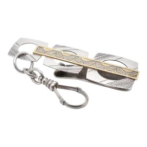 Antique Tiffany & Co. Union Square Aesthetic Gilt Sterling Silver Chatelaine