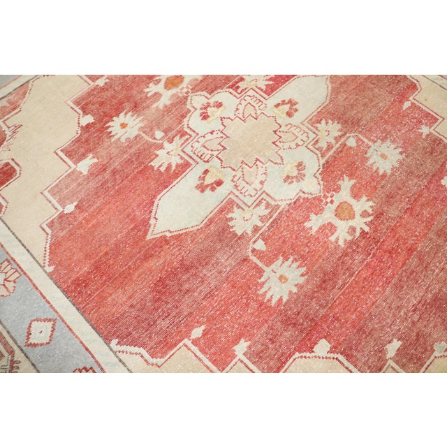 Textile Square Size Vintage Turkish Anatolian, 9'4'' X 10'4'' For Sale - Image 7 of 11