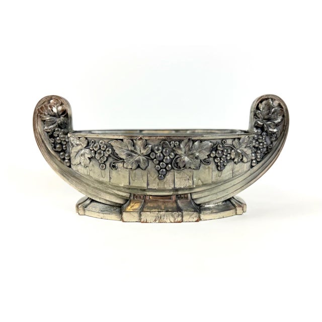 Art Deco French Silver-Plated Jardiniere, 1920s For Sale - Image 12 of 12