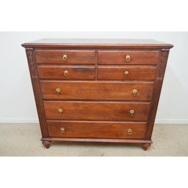 Ethan Allen Chest of Drawers and Mirror Set For Sale - Image 9 of 18