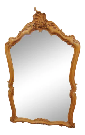 French Style Pine Carved Mirror