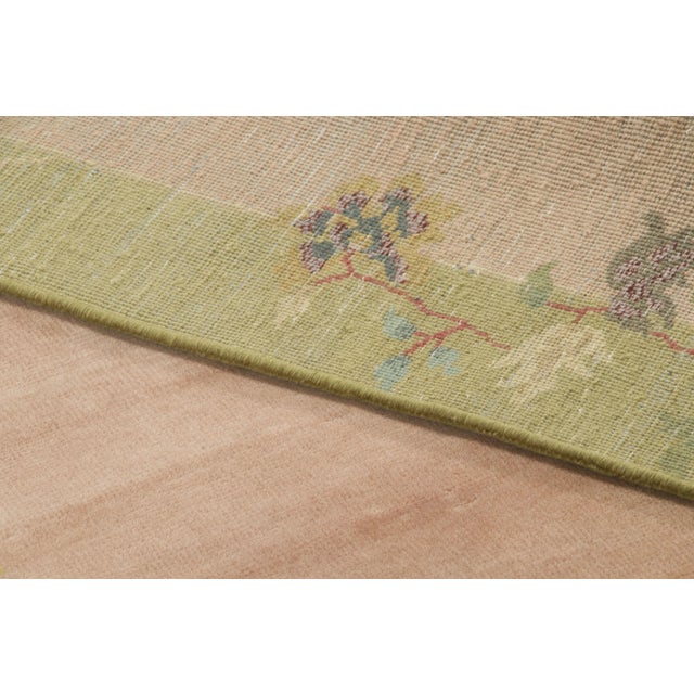 Contemporary Chinese Art Deco Style Square Wool Rug by Rug & Kilim, India For Sale In New York - Image 6 of 8