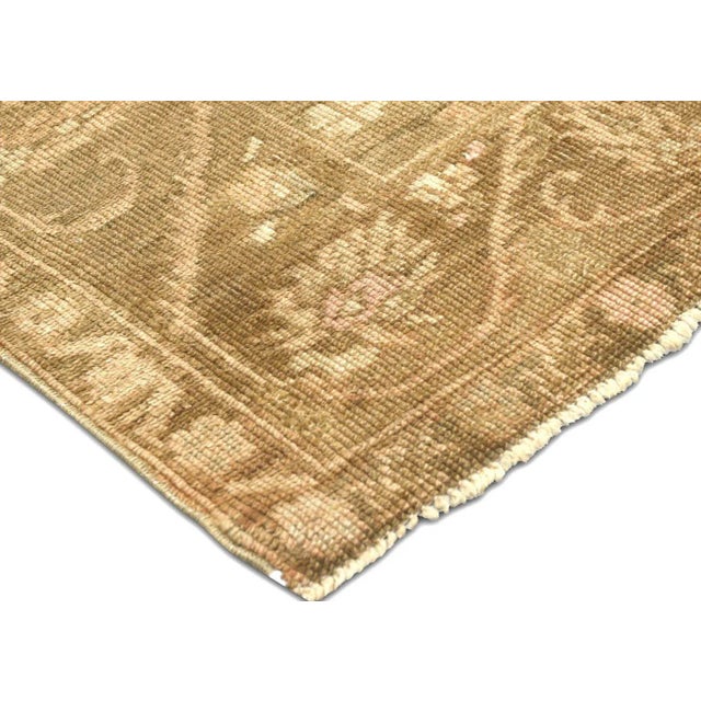 Traditional 1960s Turkish Oushak Rug For Sale - Image 3 of 6