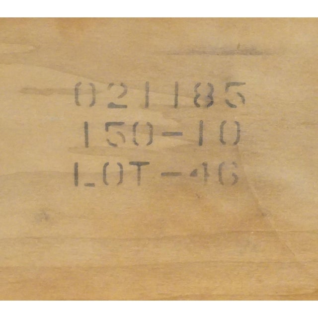 Hickory Chair Banded Mahogany Traditional Chippendale 51" Accent Sofa Table W. Two Benches 150-10 For Sale - Image 12 of 13