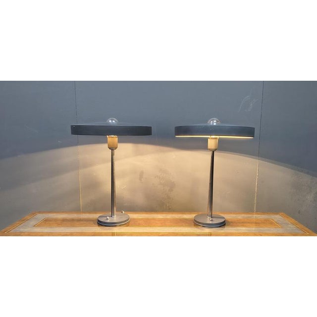 Vintage Desk Lamps by Louis Kalff, 1960s, Set of 2 For Sale - Image 4 of 10