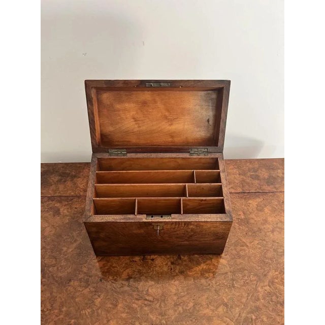 Victorian Rosewood Stationary Box, 1880s For Sale - Image 6 of 9
