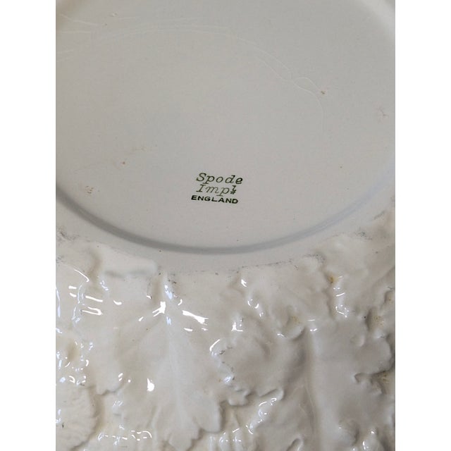 Cream 1920s Spode 'Imperial Fancies' Embossed Large Primrose Bowl For Sale - Image 8 of 12