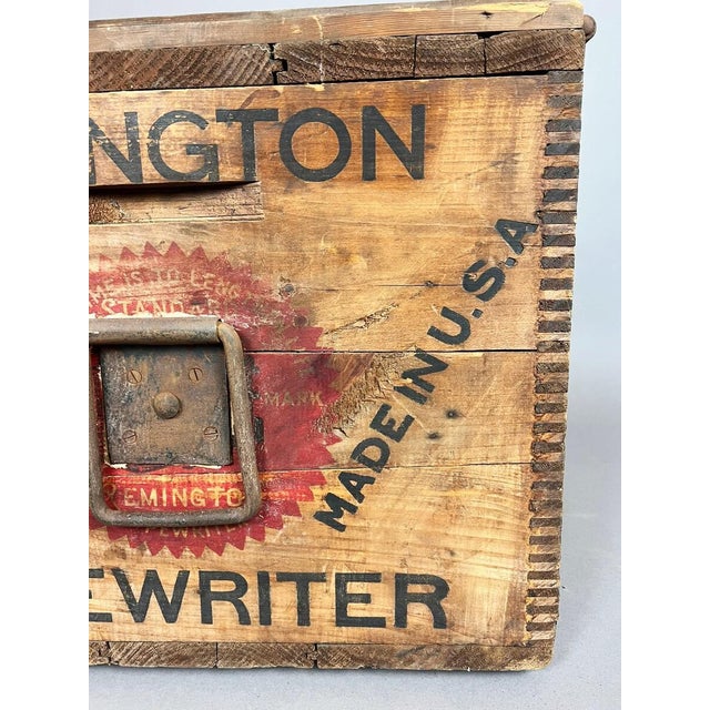 Wooden Shipping Case for Remington Typewriter, 1930s For Sale - Image 5 of 12