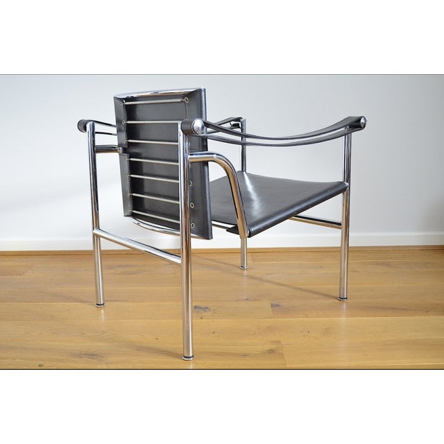 Metal LC1 Armchair by Le Corbusier for Cassina, 1970s For Sale - Image 7 of 15