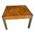 Burlwood Side Table in the Style of Milo Baughman For Sale