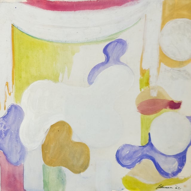 Amorphous Abstract - Robert Lohman, C. 1962 For Sale - Image 4 of 6