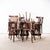 Vintage Bistro Dining Chairs in Dark Oak Bentwood, 1950s, Set of 6 For Sale - Image 3 of 10