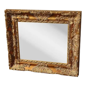 Vintage French Louie Ornate Gold Mirror or Picture Frame