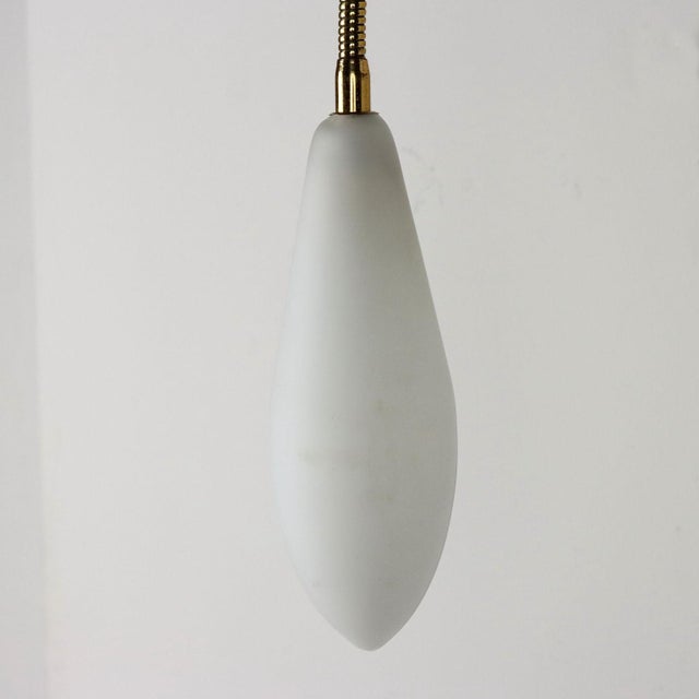Italian Wall Lamp in Glass, 1950s For Sale - Image 5 of 6