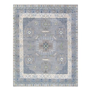 Pasargad Home Khotan Silver Wool Area Rug, 12' 1'' X 15' 3'' For Sale