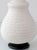 Ceramic Faux Rattan Basketweave Table Lamp in White Ceramic from Manises, 1960s For Sale - Image 7 of 12