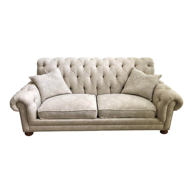 Hand Tailored Ethan Allen Custom Made Chadwick Sofa Chairish