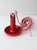 Shabby Chic Vintage Roloff Supreme Red Mushroom Boat Anchor With Rope For Sale - Image 3 of 14