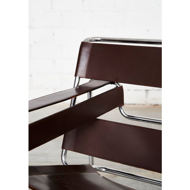 Paar Wassily Chair by Marcel Breuer for Knoll International, 1980s, Set of 2 For Sale - Image 14 of 18