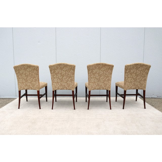 Wood Transitional Andrew Gower for Jasper Group Portrait Dining Chairs - Set of 4 For Sale - Image 7 of 12