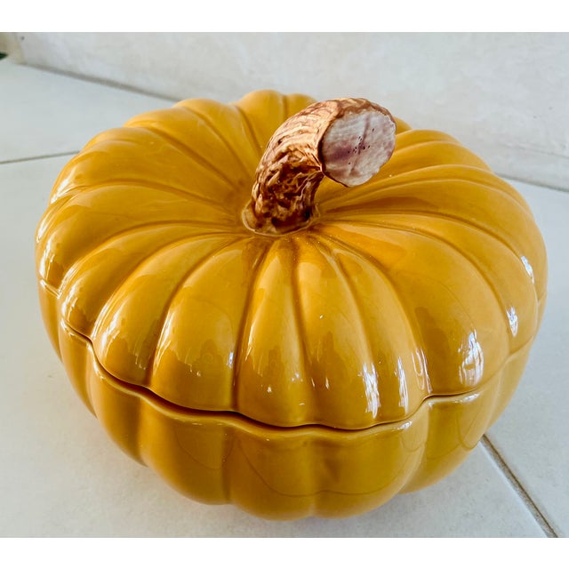 Early 21st Century William Sonoma Pumpkin Harvest Soup Tureen